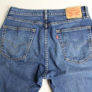 Levis 505 Regular Fit Jeans, Size 34 x 32 - Blue